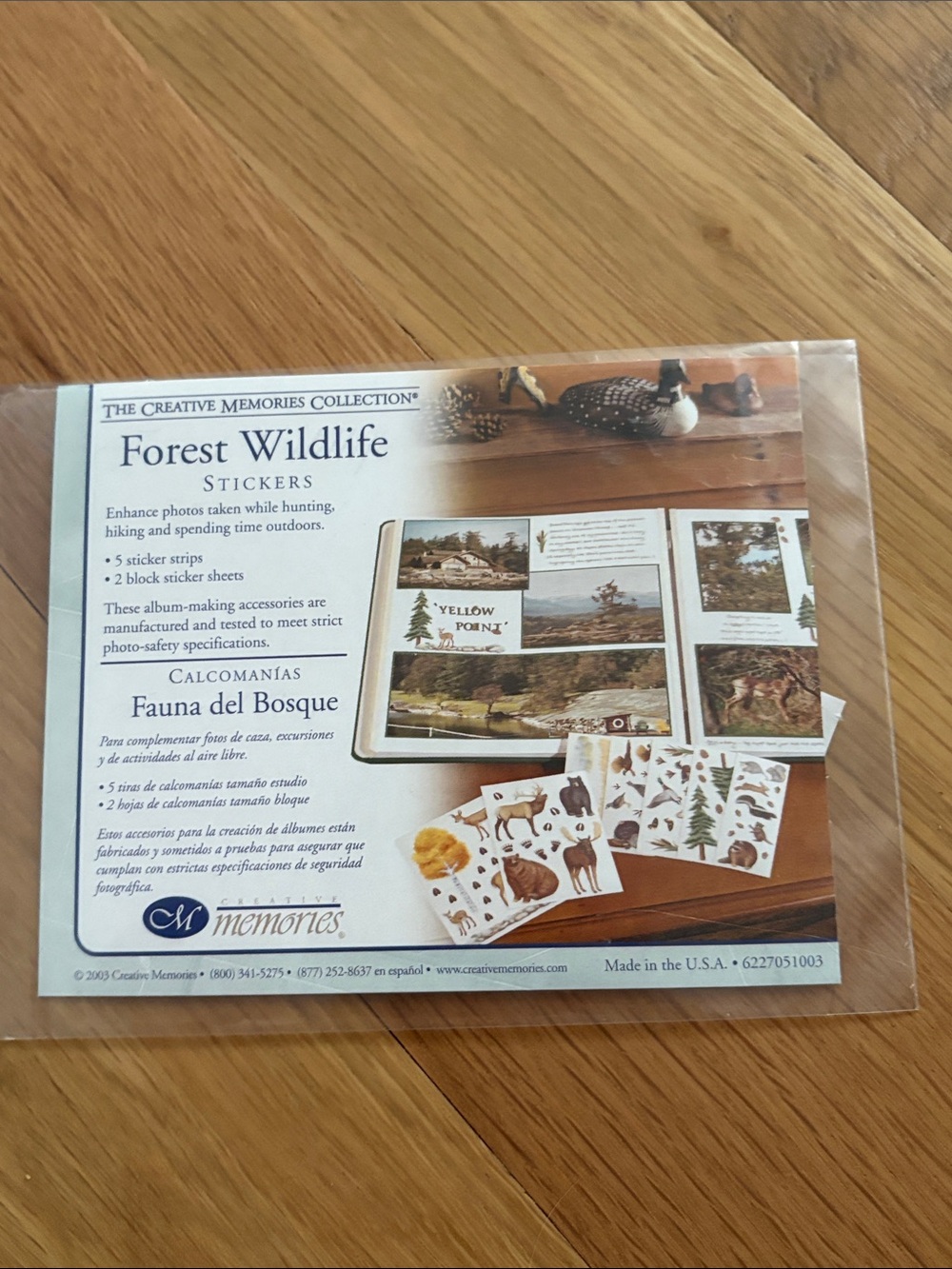 Creative Memories Forest Wildlife Sticker Pack